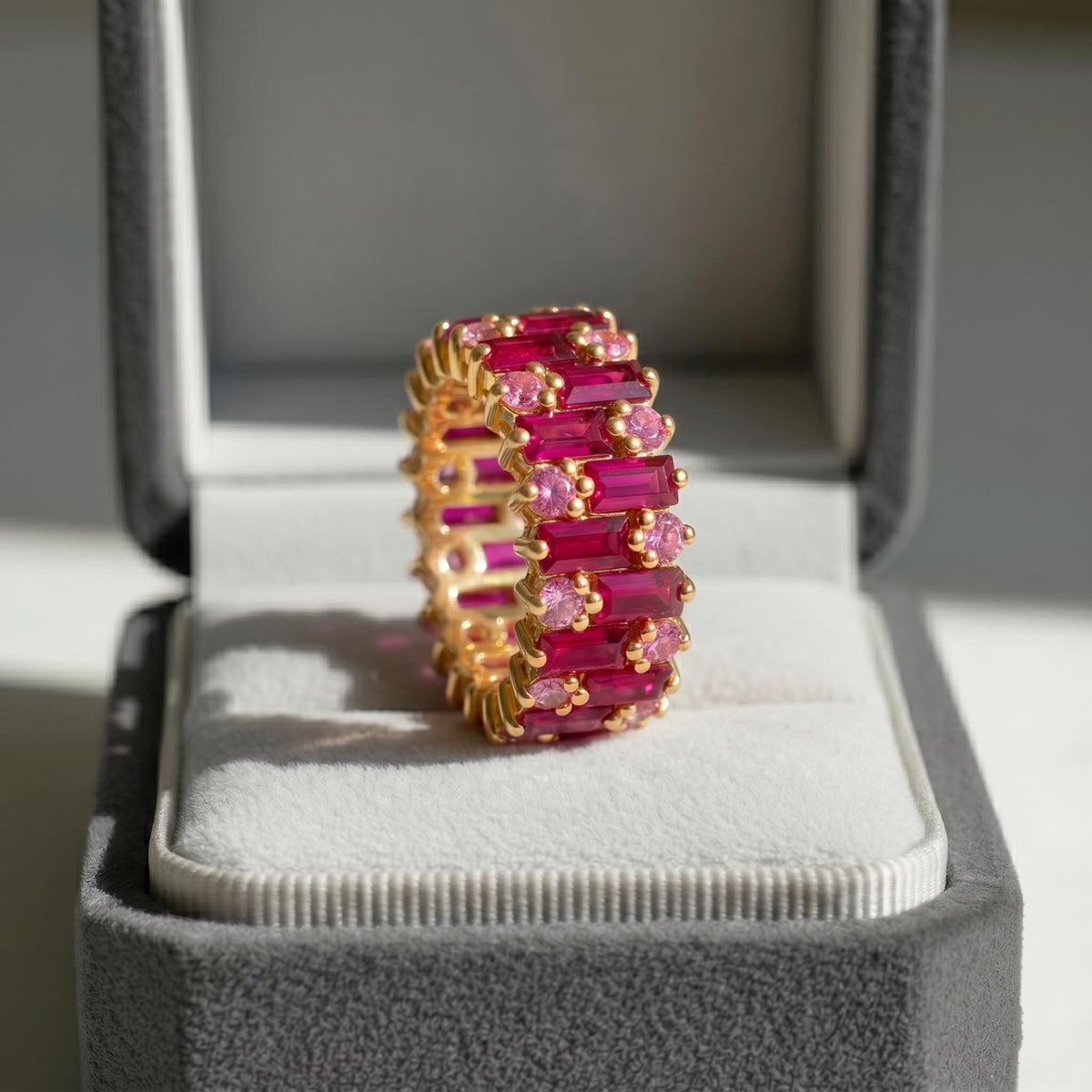 Ruby Wedding Bands