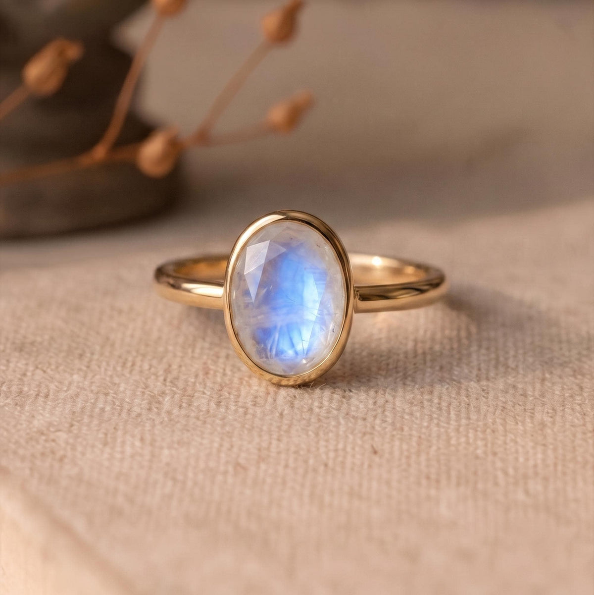 Moonstone Rings