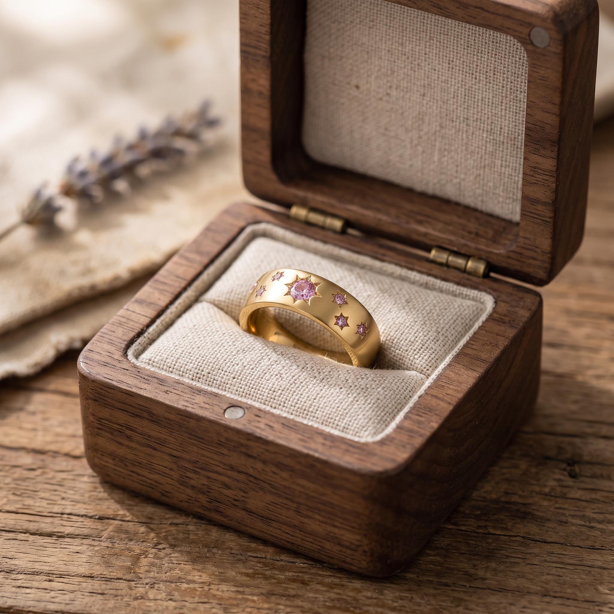 Pink Sapphire Stardust Band
