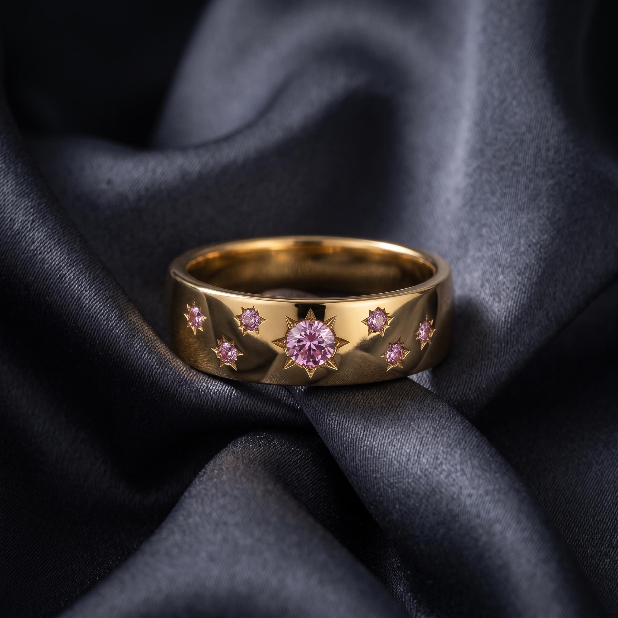 Pink Sapphire Stardust Band